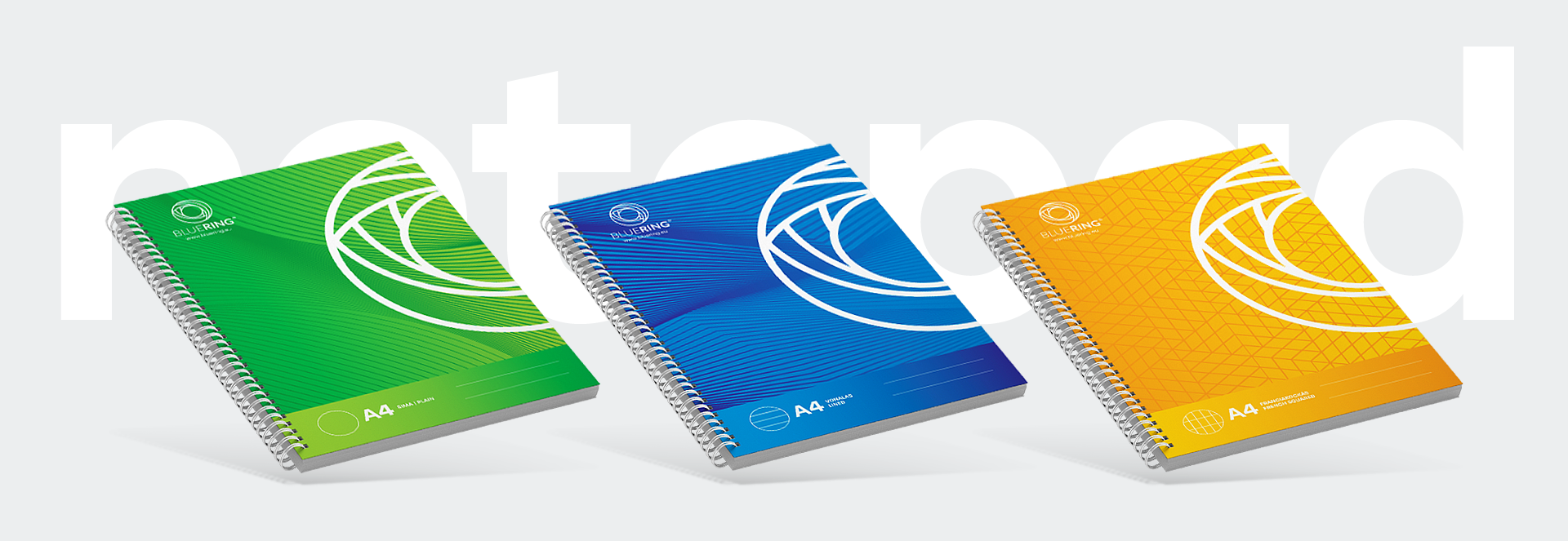 BLUERING spiral notebooks: Quality you've come to expect, with a new design